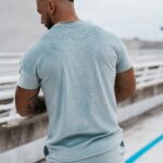 Komplet męski welurowy Striker Ola Voga miętowy