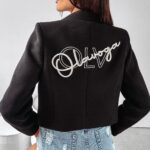 Marynarka krótka Nessa Ola Voga czarna