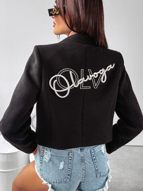 Marynarka krótka Nessa Ola Voga czarna