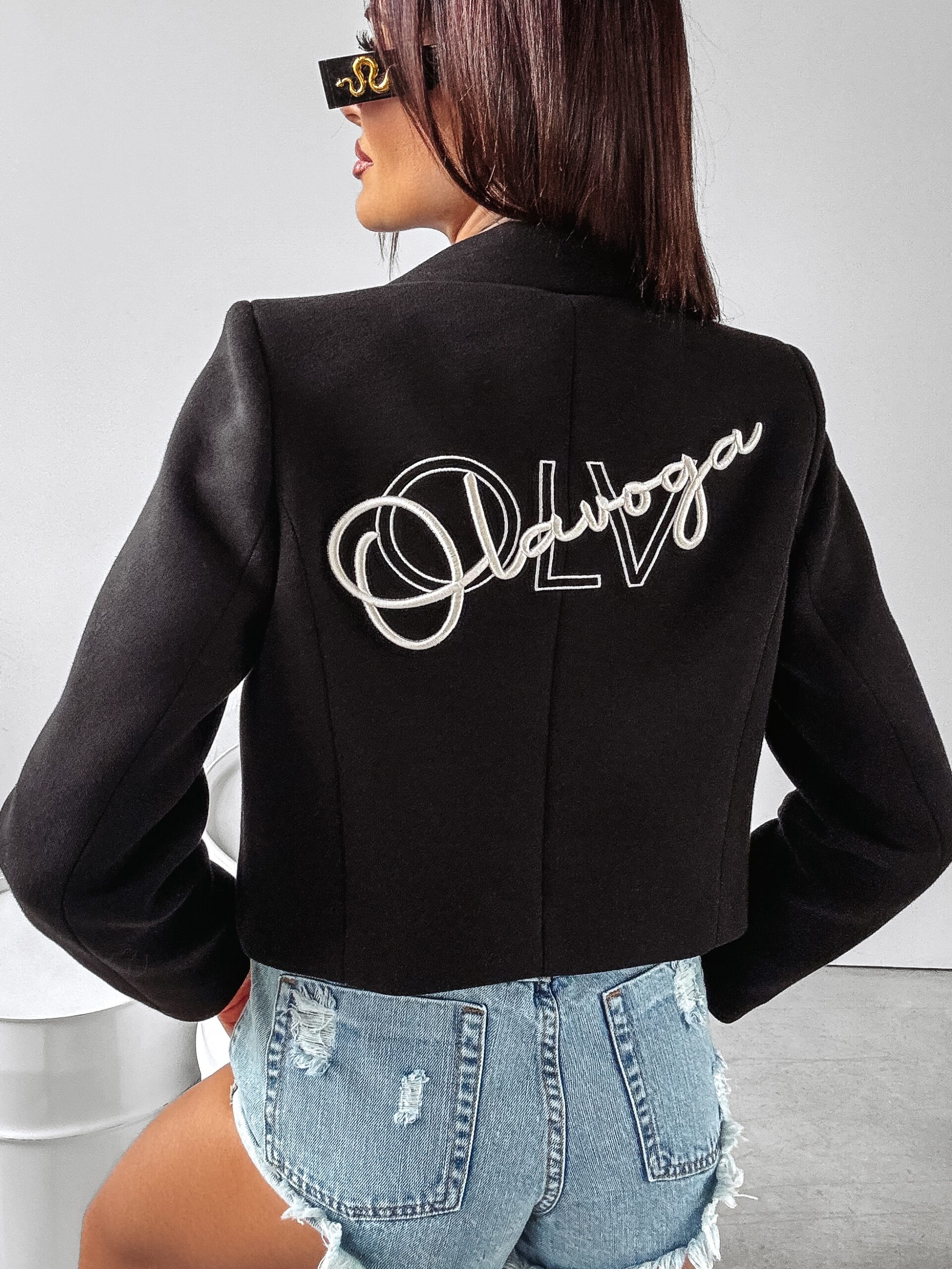 Marynarka krótka Nessa Ola Voga czarna