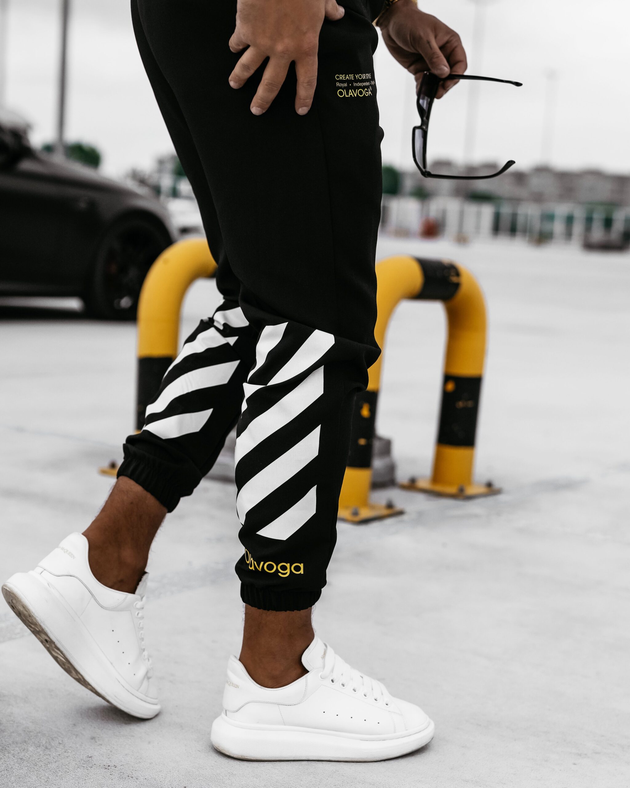 Spodnie męskie Stranger Ola Voga czarne