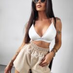 Spodenki damskie Charm Ola Voga beżowe