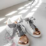 Trampki z kokardką Madam Twice Bow rosegold