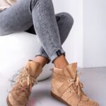 Sneakersy Madam Millor j. karmelowe