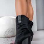 Botki w stylu kowbojskim Lady Verro czarne