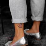 Balerinki z gumką Lady Soft srebrne