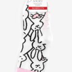 Skarpetki damskie Funny Bunny białe