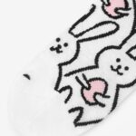 Skarpetki damskie Funny Bunny białe