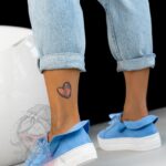 Trampki skórzane Rock Beluet niebieskie