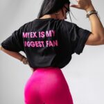 T-shirt oversize Graved Ola Voga czarny