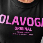 T-shirt oversize Graved Ola Voga czarny