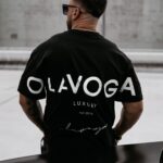 T-shirt męski oversize Themis Ola Voga czarny