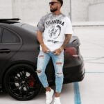 T-shirt męski Force Ola Voga szary