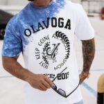 T-shirt męski Force Ola Voga granatowy