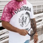 T-shirt męski Force Ola Voga bordowy