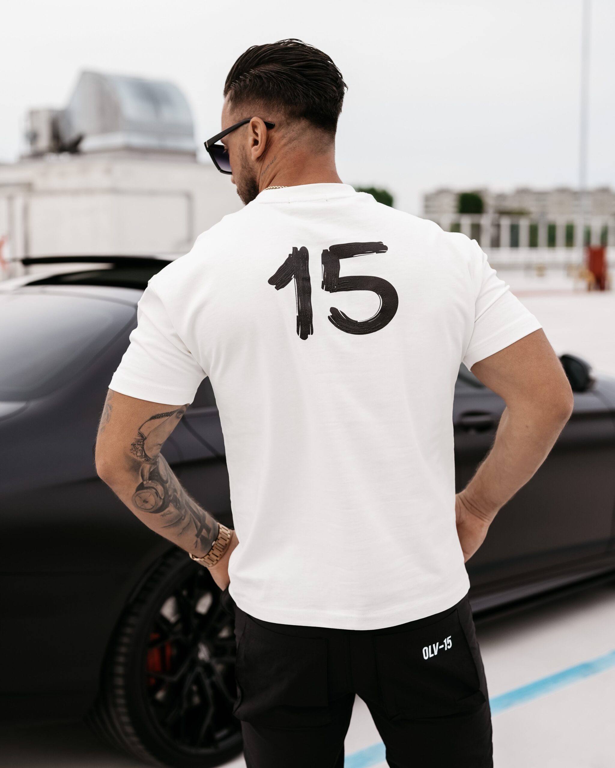 T-shirt męski oversize SCUPLT OLAVOGA ecru