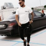 T-shirt męski oversize SCUPLT OLAVOGA ecru