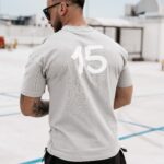 T-shirt męski oversize SCUPLT OLAVOGA szary