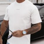 T-shirt męski bawełniany Silver Ola Voga ecru