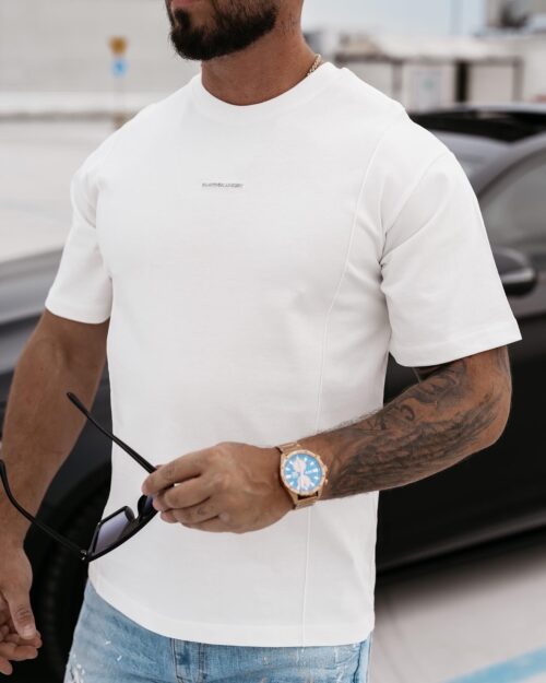 T-shirt męski bawełniany Silver Ola Voga ecru