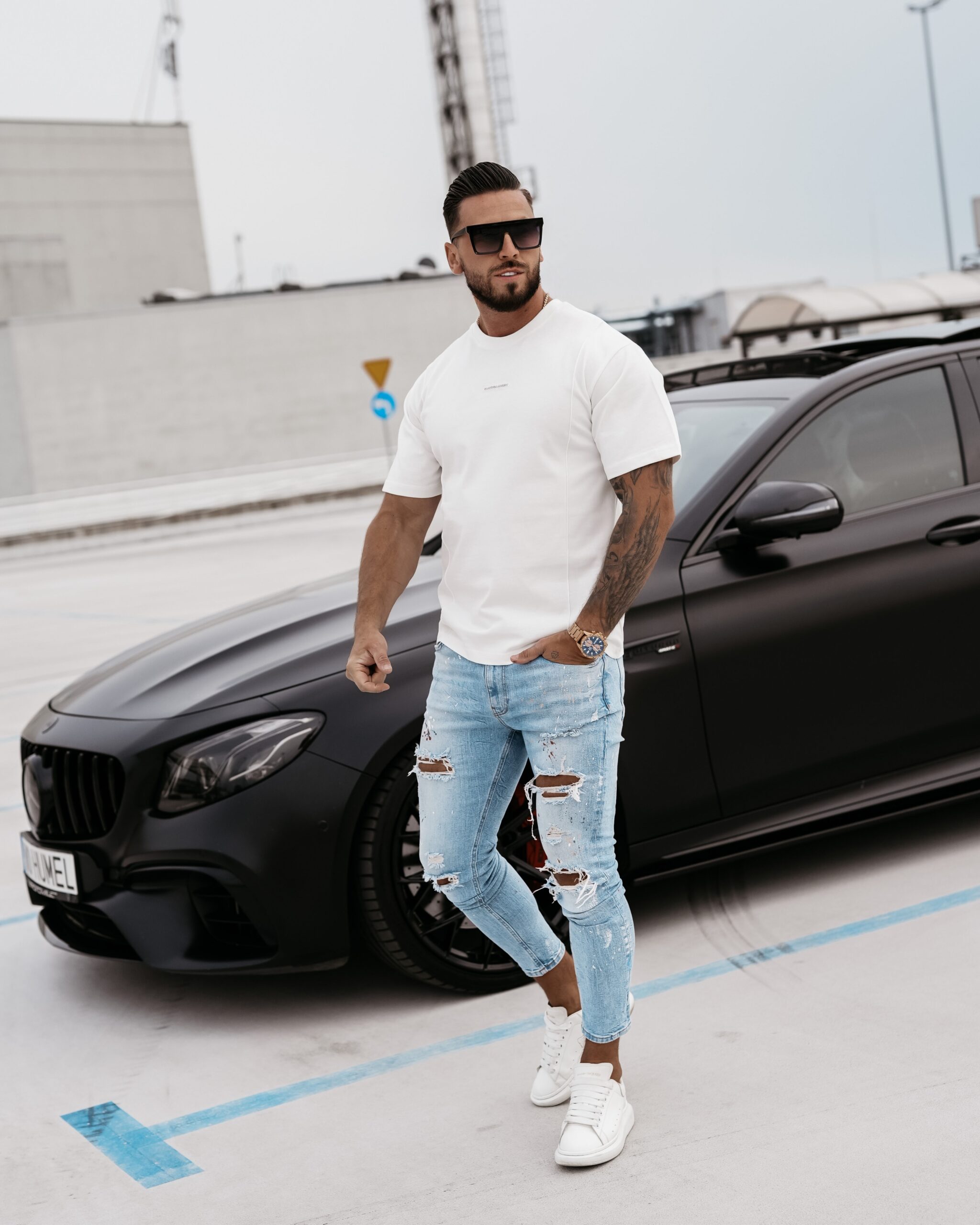 T-shirt męski bawełniany Silver Ola Voga ecru