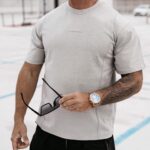 T-shirt męski bawełniany Silver Ola Voga j.szary