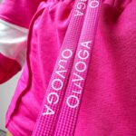 Komplet bawełniany LAZER OLAVOGA fuksja -ecru