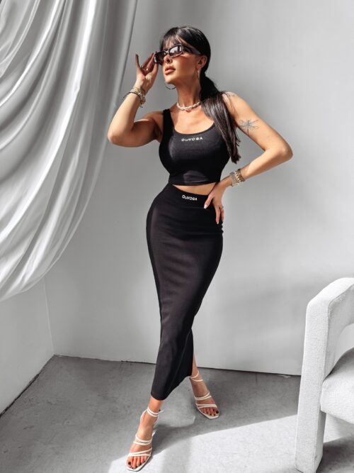 Komplet dopasowany Moody Ola Voga czarny