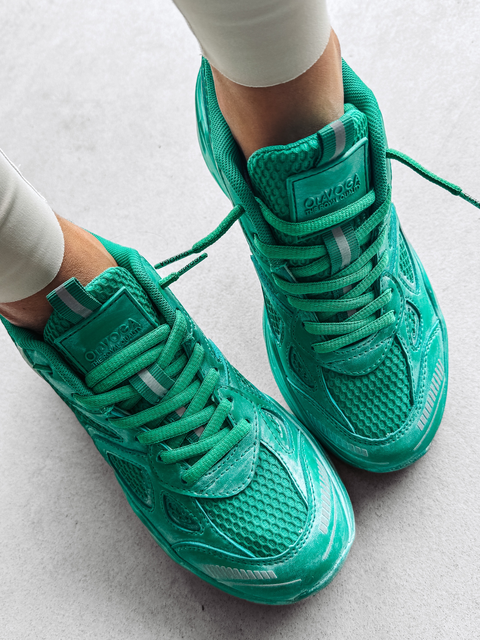 Buty sportowe RUNNER OLAVOGA br.zieleń