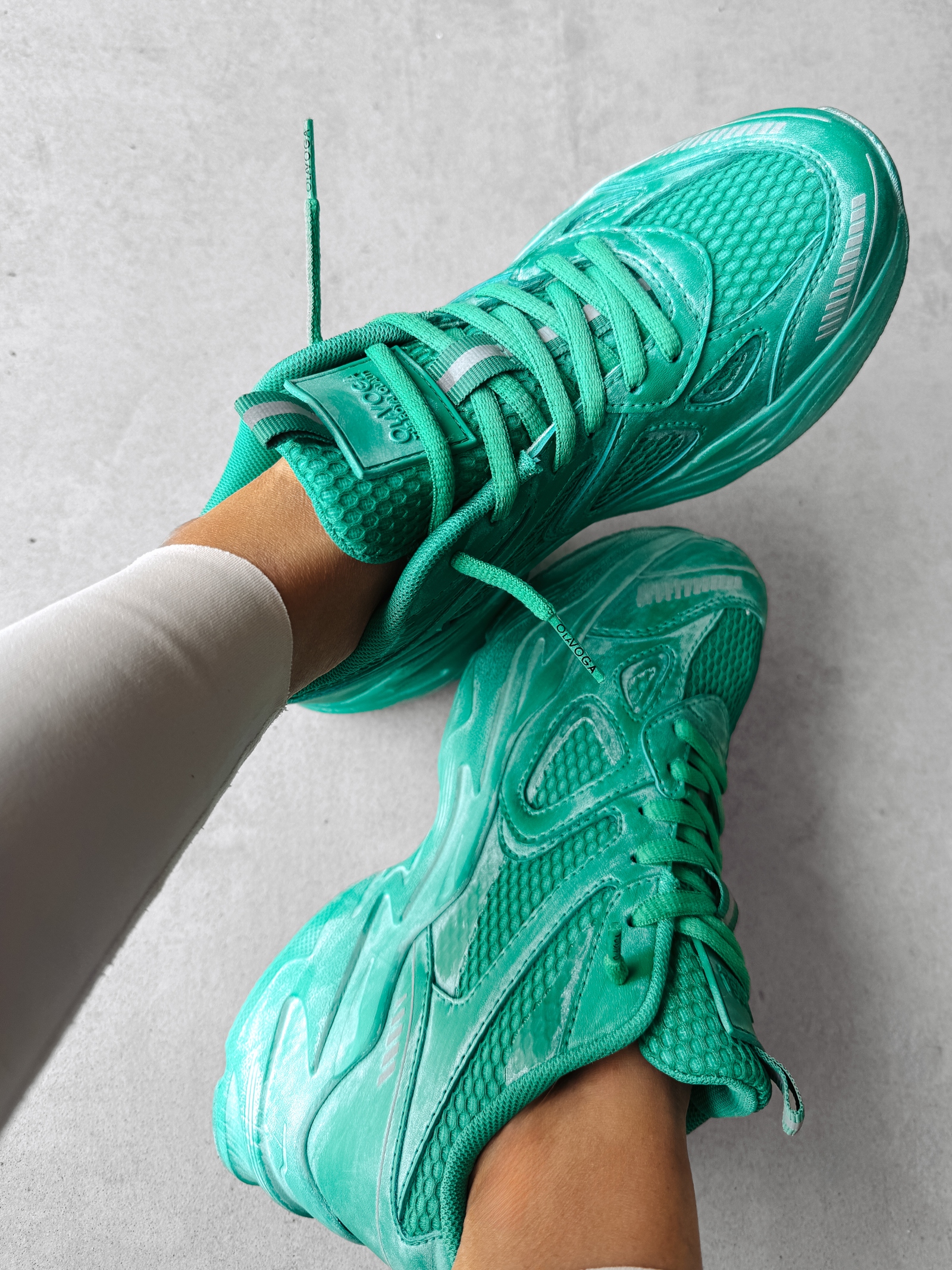 Buty sportowe RUNNER OLAVOGA br.zieleń Buty sportowe RUNNER OLAVOGA br.zieleń