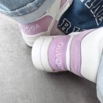 Buty za kostkę HYPERION OLAVOGA biało-fioletowe