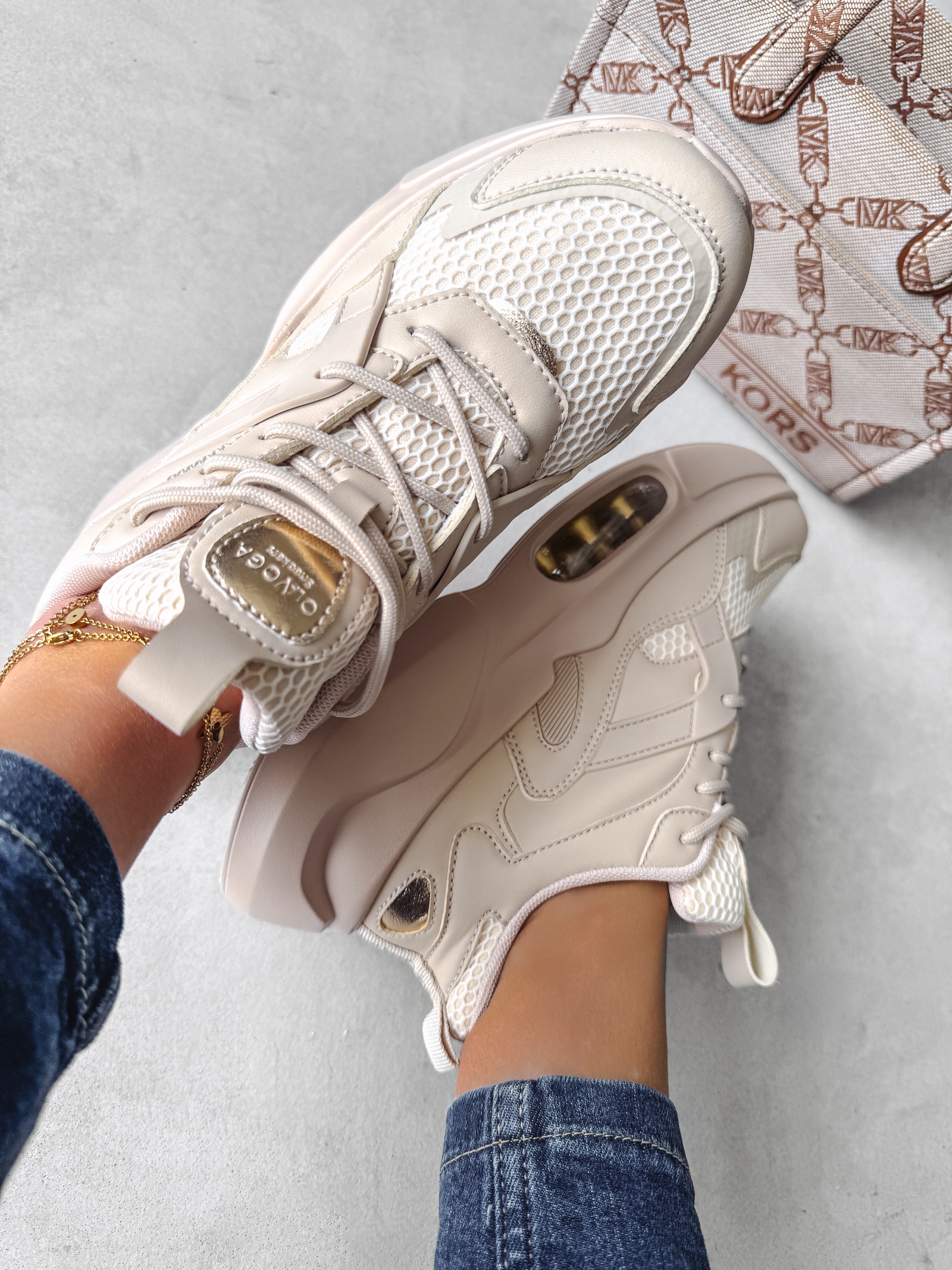 Buty sneakersy Ghost Ola Voga beżowe