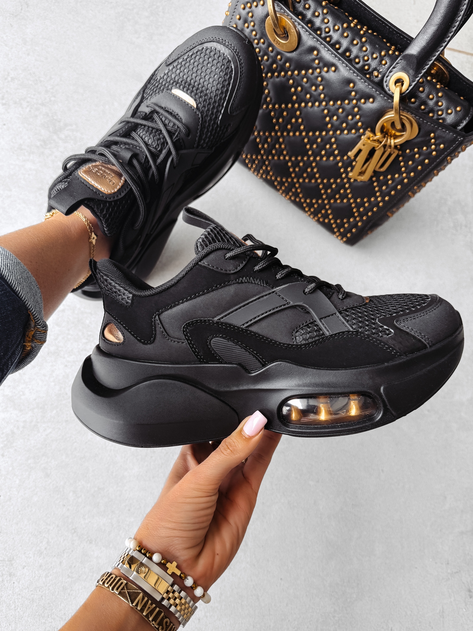 Buty sneakersy Ghost Ola Voga czarne