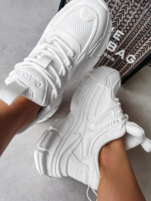 Buty sportowe damskie Athletic Ola Voga białe