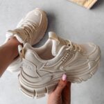 Buty sportowe damskie Athletic Ola Voga beżowe