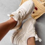 Buty sportowe damskie Athletic Ola Voga beżowe