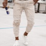 Spodnie męskie Voyage Ola Voga beżowe