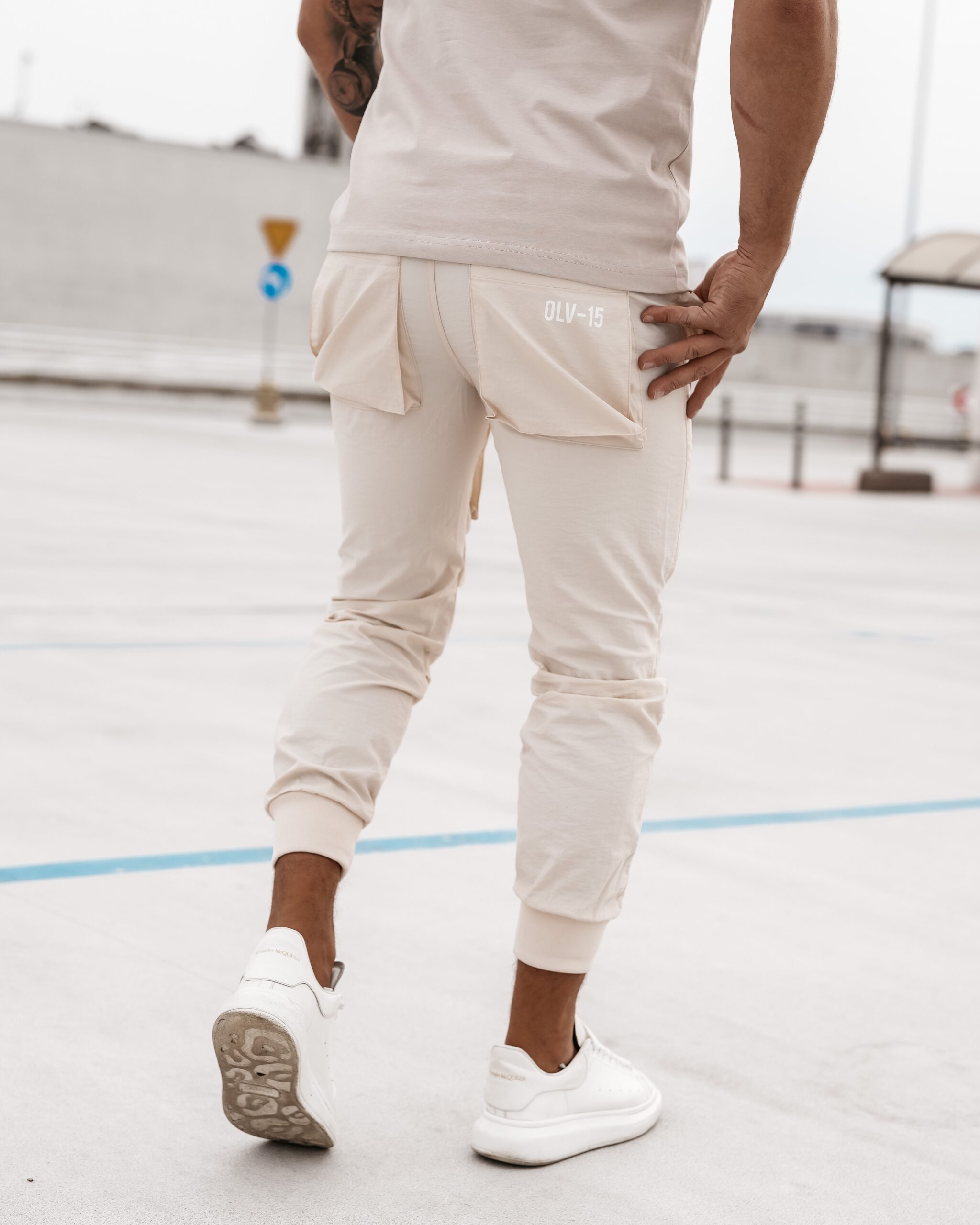 Spodnie męskie Voyage Ola Voga beżowe Spodnie męskie Voyage Ola Voga beżowe