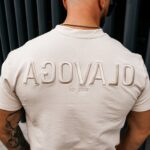 Komplet męski bawełniany INITIAL OLAVOGA beżowy