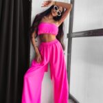 Komplet wakacyjny Sillena Ola Voga różowy