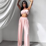 Komplet wakacyjny Sillena Ola Voga pudrowy róż