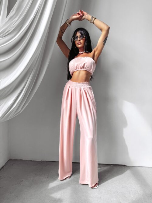 Komplet wakacyjny Sillena Ola Voga pudrowy róż