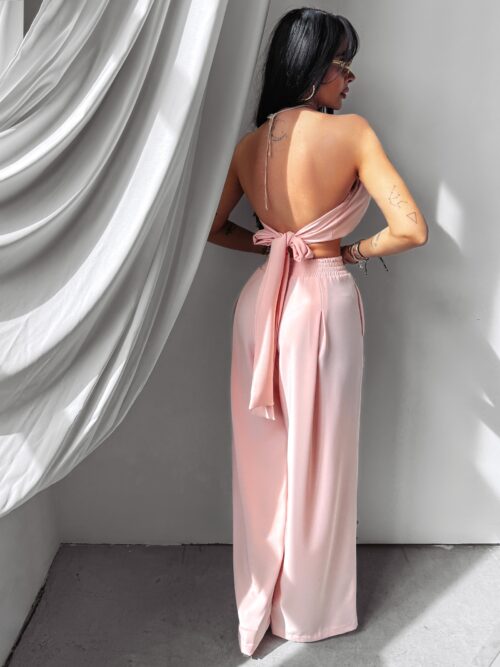 Komplet wakacyjny Sillena Ola Voga pudrowy róż