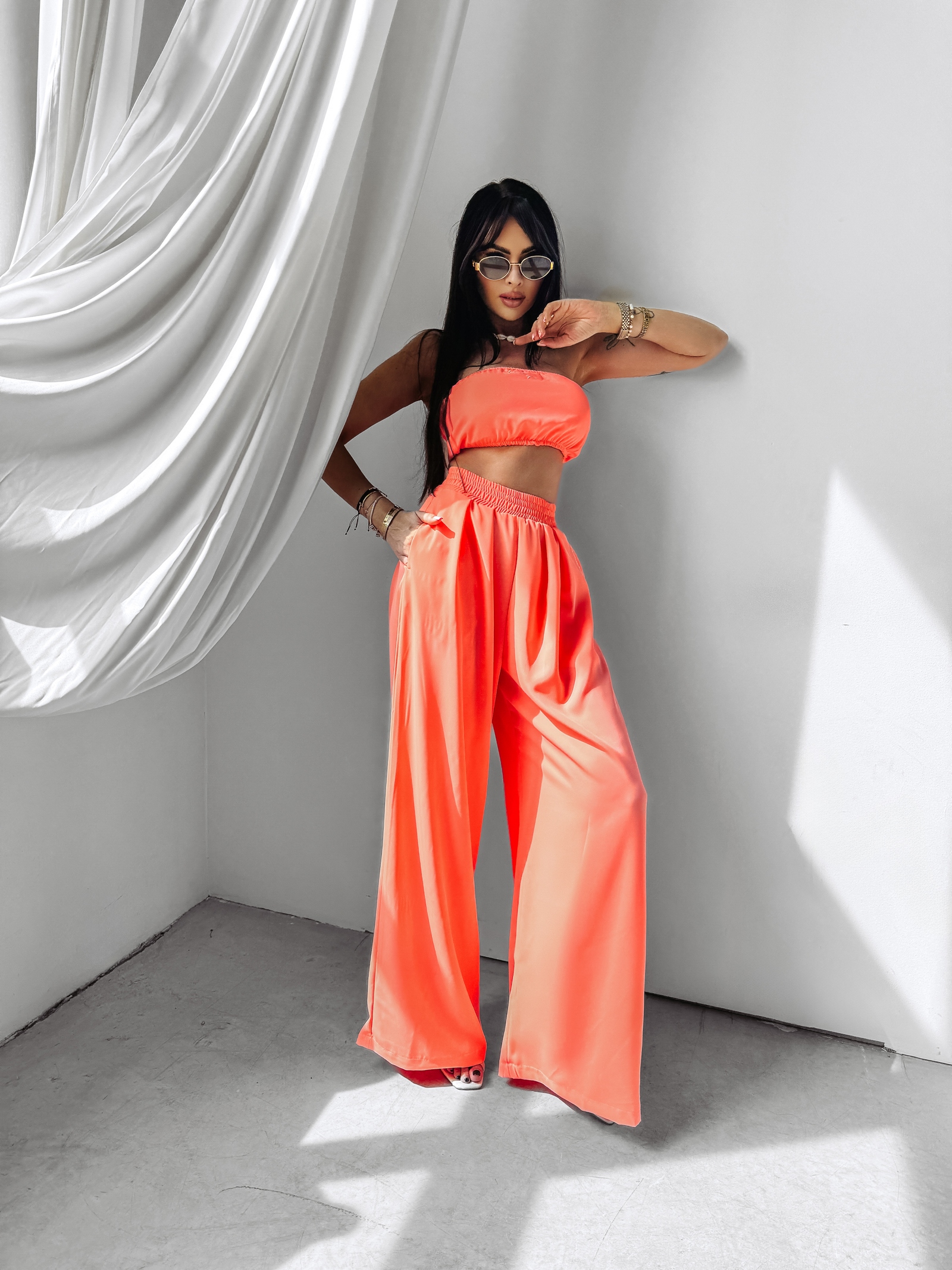 Komplet wakacyjny Sillena Ola Voga łososiowy Komplet wakacyjny Sillena Ola Voga łososiowy