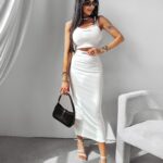 Komplet dopasowany Moody Ola Voga ecru