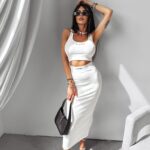 Komplet dopasowany Moody Ola Voga ecru