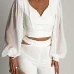 Komplet elegancki NB Brisu ecru