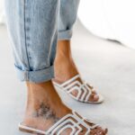 Klapki klasyczne Lady Immen białe