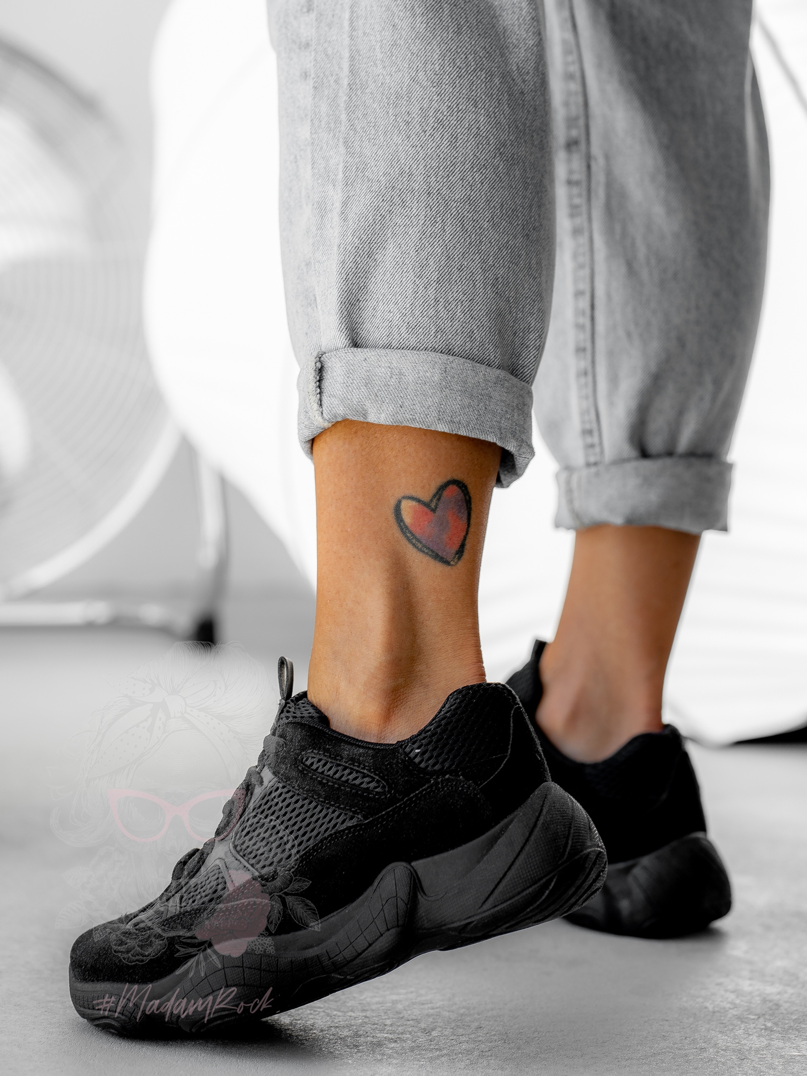 Buty sportowe Madam Moka czarne