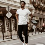 T-shirt męski Blue Light Ola Voga biały